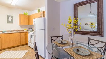 Desert Sands breakfast area near the kitchen. 